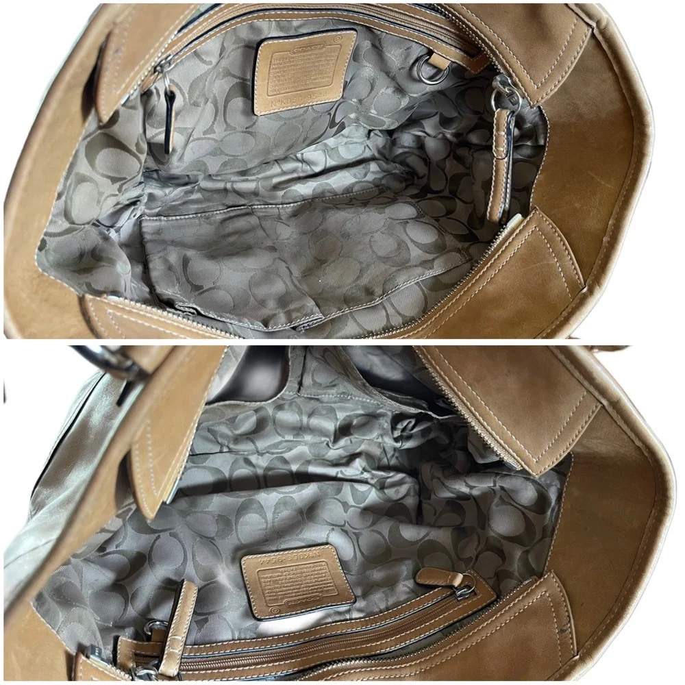 ❌SOLD❌Vintage Coach Leather Tan/Camel Color Shoulder/ Handbag - Picture 15 of 17